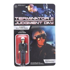 Funko Reaction Terminator 2 Patrolman T1000 Police Officer Action Figure, 3.75″