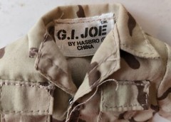 Vintage 12″ GI Joe Camouflage Camo Shirt Tagged 1960s – 1970s