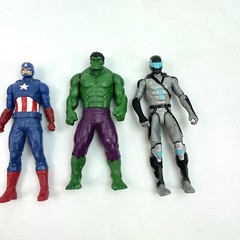 Marvel Comics + 1 GI Joe Action Figure Mix Lot Avengers Figures Bundle Deal