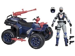 G.I. Joe Classified #119 Cobra Ferret Scout & Cobra Ferret ATV, Complete