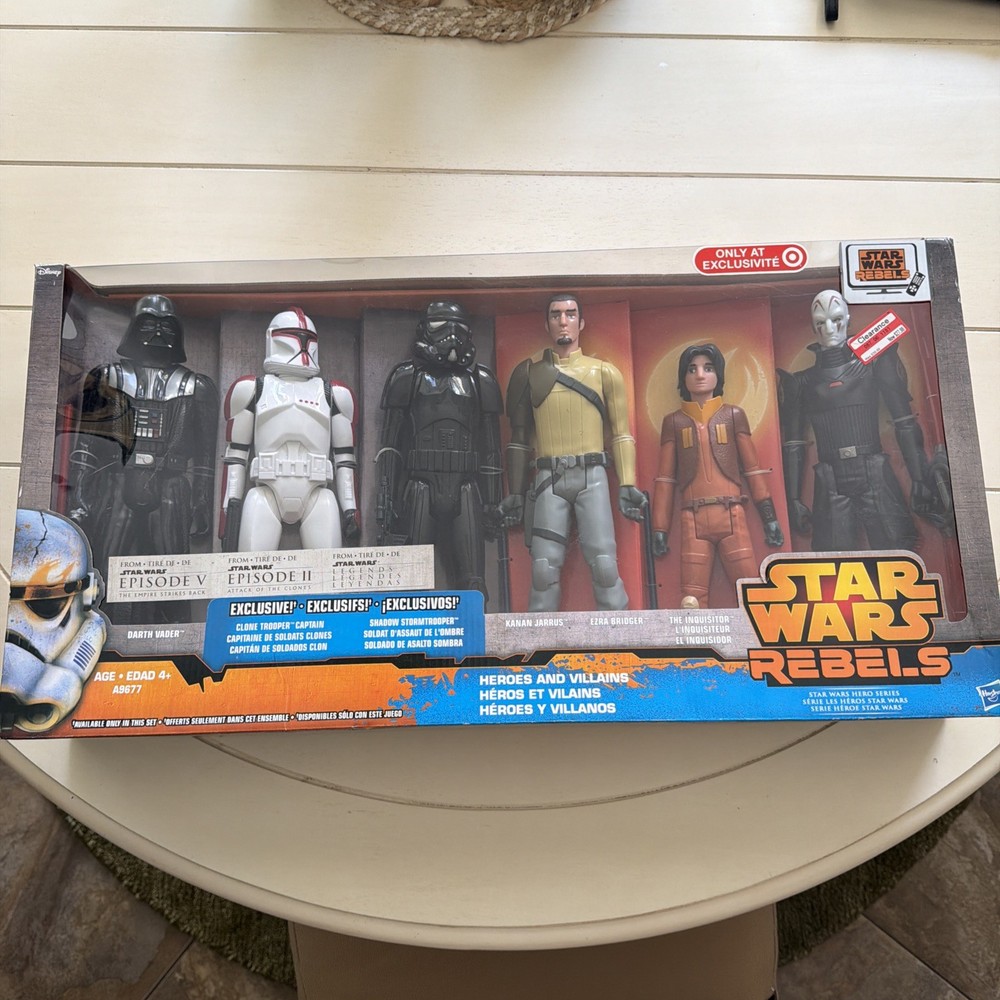 Star Wars Rebels Heroes and Villains Six Pack 12-In Figure Target Exclusive