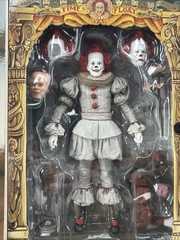NECA Ultimate Bob Gray as Pennywise The Dancing Clown Welcome To Derry In Hand