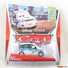 Disney Pixar Cars 2 Alex Carvill 2013 World Grand Prix WGP series #17 of 17