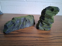 Custom Foam Stone/Rock Formation Diorama Set for Action Figures 1:12 Scale