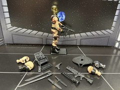 GI Joe Black Major Cobra Desert Force Recon Immortal O-Ring Figure