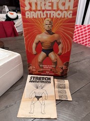 DEADSTOCK 1976 KENNER ORIGINAL STRETCH ARMSTRONG ACTION TOY ~ NEW w/BOX ~ $2,900