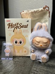 POP MART Labubu The Monsters Have A Seat ZiZi Plush Figure Open Box New Inside