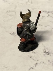 Vintage Metal Miniature Figurines Dungeons & Dragons Tabletop Lot of 5 w/ Dragon
