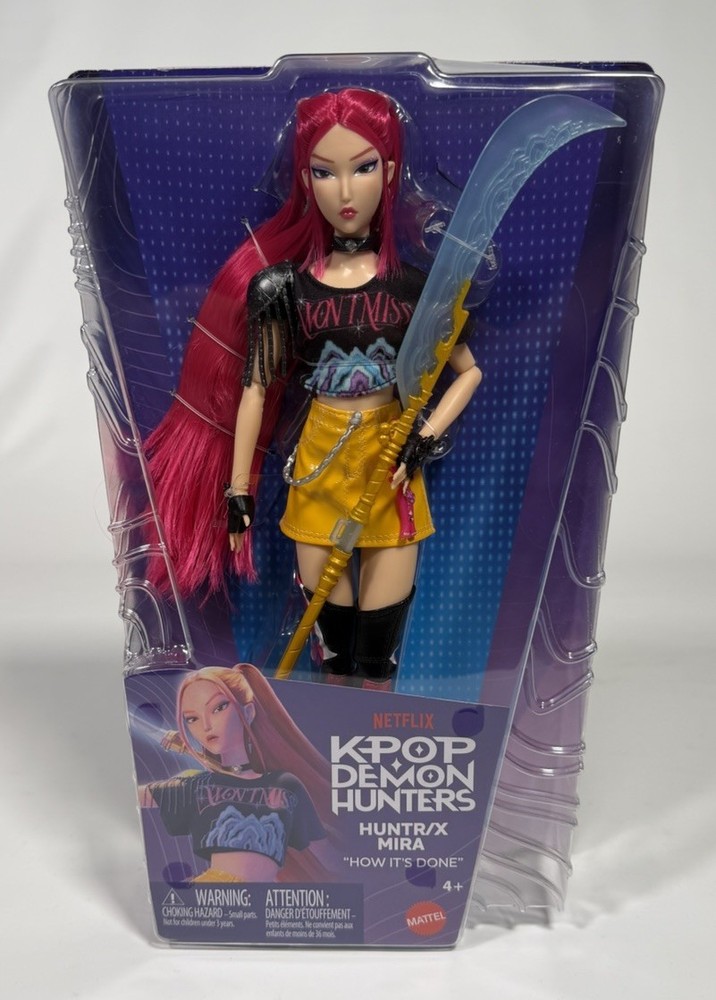 IN HAND KPop Demon Hunters HUNTR/X Mattel Mira Fashion Doll “How It’s Done”