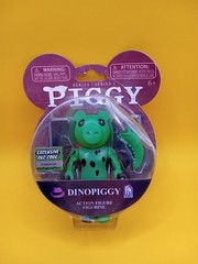 ROBLOX PIGGY Series 1 DINOPIGGY & MYSTERY Figures Lot (2) Exclusive DLC Code NEW