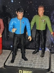 Star Trek – 6 Star Fleet Officers – 3 tv shows – 1994 Playmates set