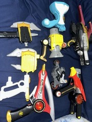 Power Rangers Dino Thunder, Ninja Storm, Samurai, Mega force Weapons Lot