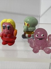 2012 Squinkies SpongeBob SquarePants Lot Of 10 Patrick Squidward Sandy Pearl