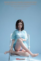 TBLeague Phicen S44 Female Seamless Small Bust Pale Body with Head 1/6 Figure