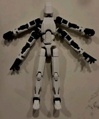 Dummy 13 T13 4 Arms Articulated Fully Assembled Action Figure Toy Robot