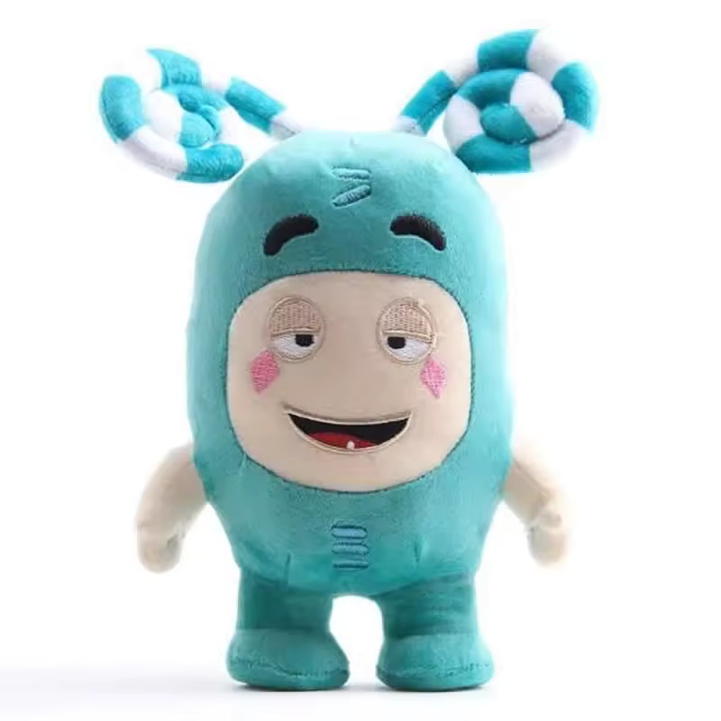 Oddbods Zee 24cm Plush Toy Soft Stuffed Doll Cartoon Kids Gift Collectible