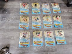 Vintage 1980s Complete Set Of 12 Smack_Ups Skate Board Toys.