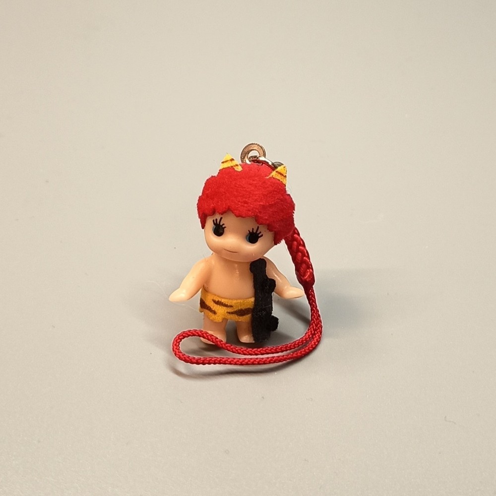 KEWPIE Baby as JAPAN DEVIL RED GHOST Mascot 1.25″ Mini Figure KEYCHAIN CHARM