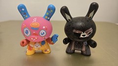 Lot Of 13 Kidrobot Dunny Figures-2007, 08, 10, 16- “Clockwork Orange” Included