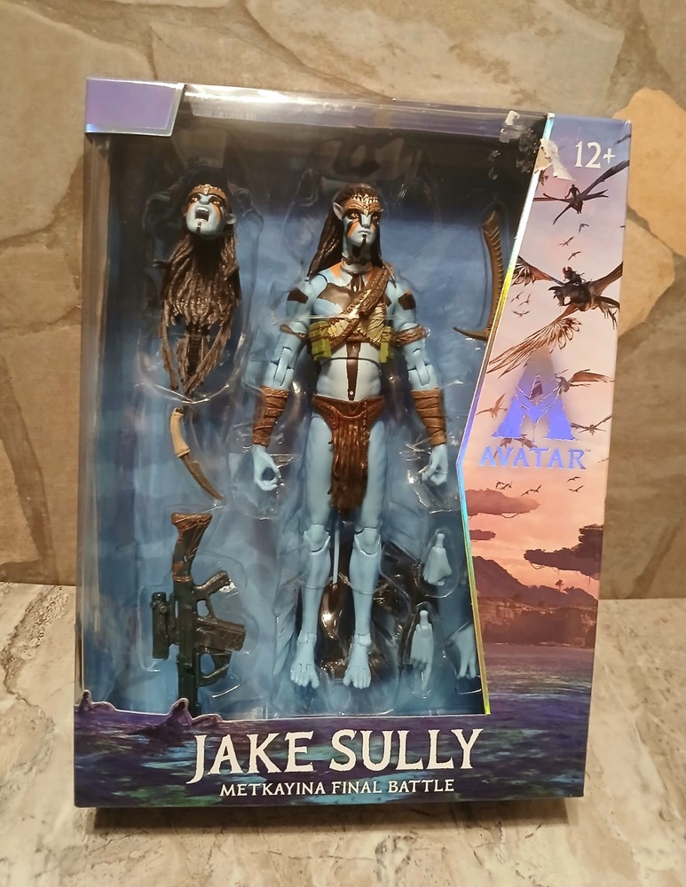 McFarlane Avatar Fire & Ash Jake Sully Metkayina Final Battle Collector Edition