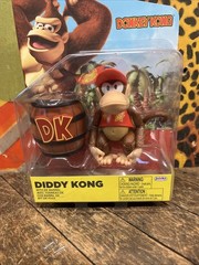 JAKKS PACIFIC DIDDY KONG FIGURE SUPER NINTENDO DONKEY KONG SNES NES RETRO GAMING