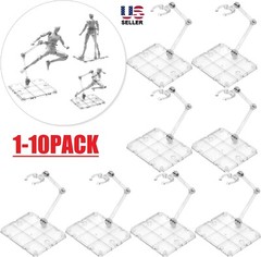 10Pcs Adjustable Action Figure Display Holder Base for HG144 Doll Model Stand US
