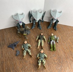 Final Faction Greenbrier Kharn Hive Class Synthoid Action Figure Set 10 Toys Lot