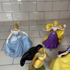 DISNEY Theme Park Store PRINCESS Play Set Cake Toppers LOT Of 11 Toy Figures