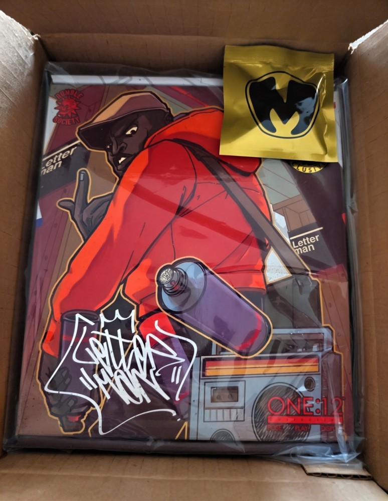 Mezco One 12 Letterman Hoodz Exclusive Figure “NEW – US SELLER & I SHIP DAILY”