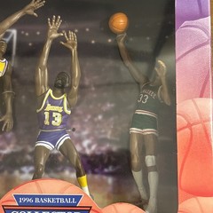 1996 Kenner Starting Lineup Collectors Club Edition Basketball Wilt Shaq Kareem