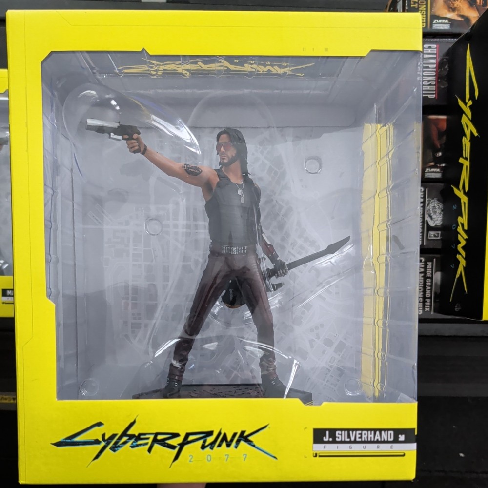 NEW Cyberpunk 2077 Johnny Silverhand Figure Dark Horse Deluxe Collectible 9.5”