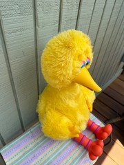 Talking Big Bird Vintage 1986 Story Magic Ideal Sesame Street – Works!