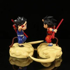 Anime Dragon Ball Goku & Flying Nimbus Action Figures Toy, Multiple Colors