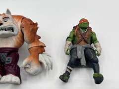 TMNT Teenage Mutant Ninja Turtles Figure Playmates Dogpound & Michaelanglo