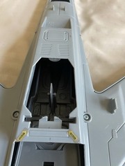 Vtg 1986 Hasbro G.I. Joe X-30 Gray Conquest Fighter Jet Aircraft Toy Airplane