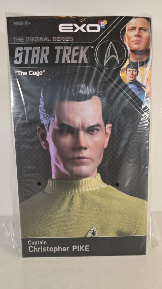 Exo 6 Star Trek The Original Series Christopher Pike (The Cage Ver.) 1/6 Figure