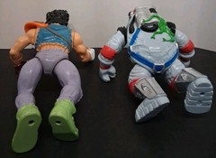 Vintage TMNT Mixed Lot of 8 Playmates 1990s Rocksteady Casey Jones & MORE!! Good