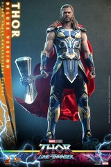 READY NEW AUTHENTIC HOT TOYS THOR LOVE THUNDER DELUXE MMS656 CHRIS HEMSWORTH 1/6
