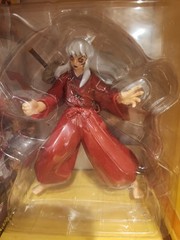 Toynami Inuyasha: Inuyasha (Demon Form) Action Figure w/ Vol 19 Manga Box