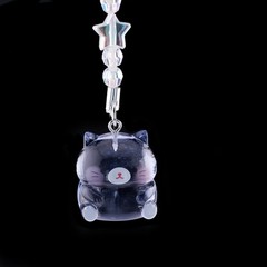Cute Cat Beaded Charm Gashapon Keychain Japan 1 Random Collecible Figure