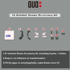 GO BETTER Filler Upgrade kit For Retro G1 Brawn Filling Parts Accessories
