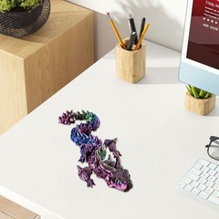 3D Printed Dragon with Wings, 3D Dragon Articulated Winged Dragon for Home CW