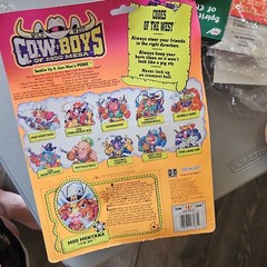 RARE: MINT Hasbro Wild West C.O.W.Boys of Moo MesaMoo Montana Figure 1991 w/ Gun