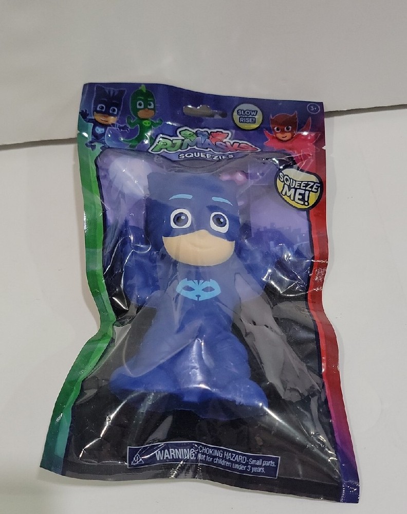 New PJ Masks Squeezies Blue Cat Boy Squeeze Slow Rise Toy Stress Relief