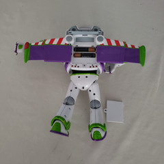 Rare White Logo Buzz Lightyear Thinkway Toys DISNEY PIXAR TESTED VIDEO 12″