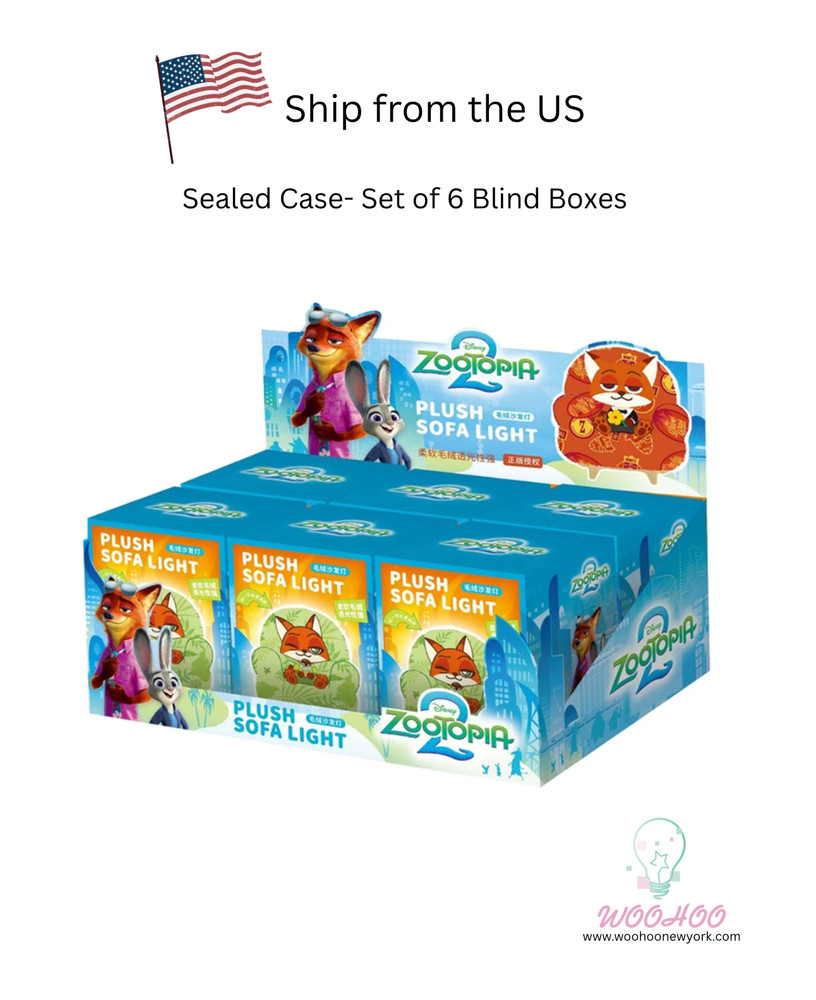 💡 Disney Zootopia 2 Plush Sofa Light Series Blind Box Toy