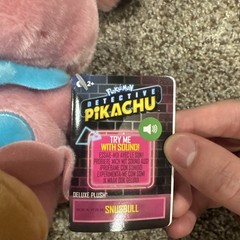 Pokemon Detective Pikachu SNUBBULL 9″ Plush STUFFED ANIMAL Toy
