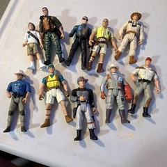 Jurassic Park/world Humans set Of 9 Adults And 1 kid