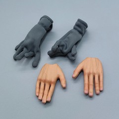 1/6 Super Flexible Hands Gloves Set 12″ PHICEN WORLDBOX Hot Toys Male Figure