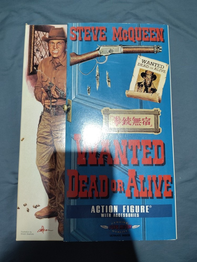 “Wanted:Dead or Alive” Steve McQueen Action Figure Toys McCoy Japan